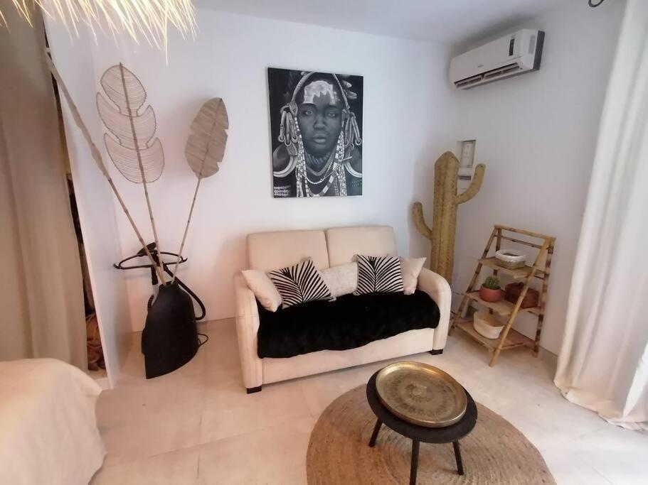 Apartamento Superbe Studio Ethnique Hyères Exterior foto